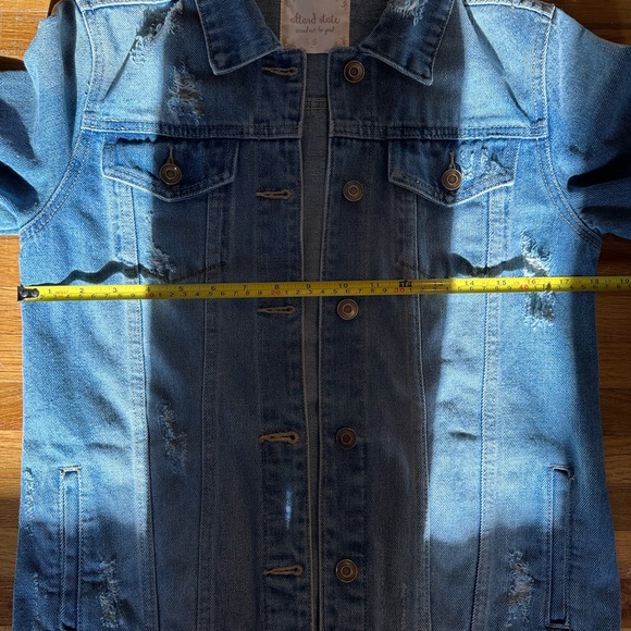 Altar’d State | Women’s light denim jacket with slight distressing - Picture 12 of 16